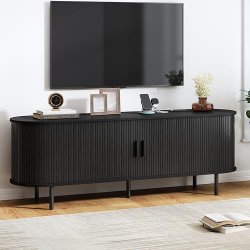 ComfyCorner 63" Mid Century Modern TV Stand with Sliding Doors for 65" TV by ComfyCorner