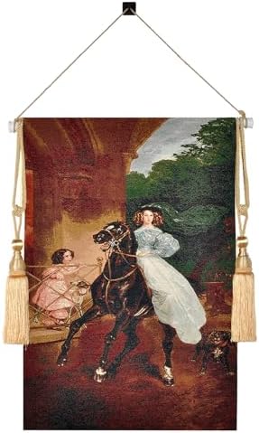 AureoMadis The Sisters Vintage Tapestry Wall Hanging by Unknown