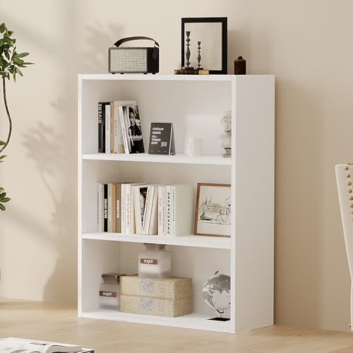 Sweetcrispy 3 Shelf Bookcase Open Display Bookshelf Storage Organizer - Image 2