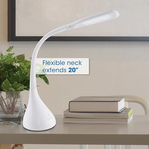OttLite Creative Curves LED Desk Lamp, White - Image 4