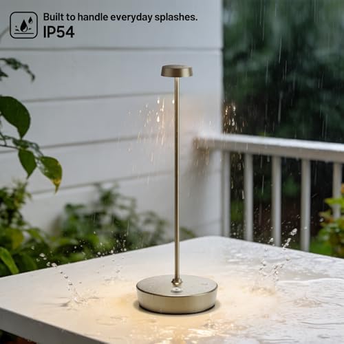 Rechargeable Cordless Table Lamp, 6000mAh Battery Table Light - Image 2