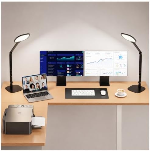 LitONES LED Desk Lamp for Home Office, Soft Edge-lit Design, Modern Style by LitONES