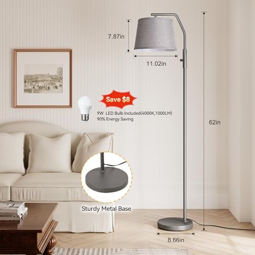 SUNMORY Floor Lamps for Living Room, 0-100% Dimmable Standing Lamp - Image 5