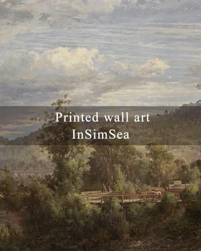 InSimSea Framed Canvas Wall Art Vintage Decor, Nature Landscape Paintings Artwork, Large Prints Farmhouse Decor, Retro Wall Decoration for Bedroom Living Room Bathroom, 24"x36" - Image 6