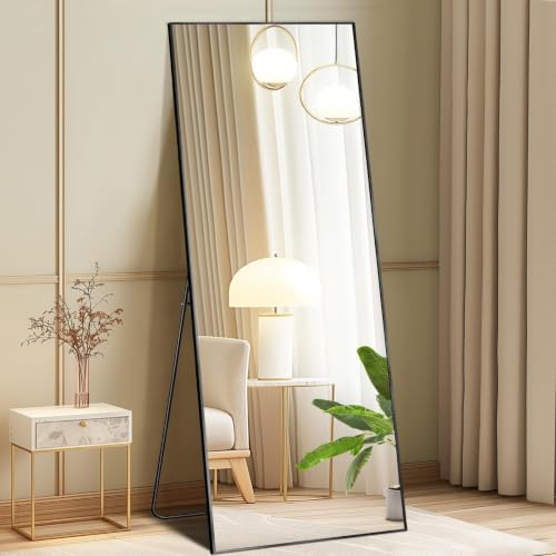 DUMOS 56"x15" Full Length Mirror with Stand, Full Body Floor Mirror by DumosLifestyle