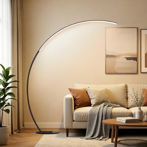 Dimmable LED Lamps for Living Room with 3 Color Temperatures, Ultra Bright 2000LM Arc Floor Lamps, Modern Standing Tall Lamp with Remote Control Reading Floor Lamp for Bedroom Office Classroom - Image 6