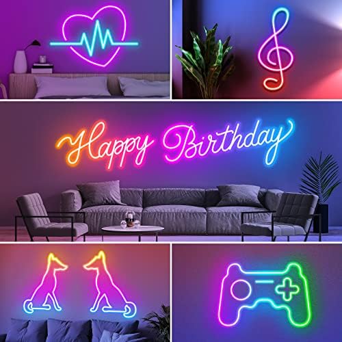 AILBTON 100Ft Neon Rope Lights,Flexible Led Rope Lights Control with App/Remote,Multiple Modes RopeLights,IP65 Outdoor RGB Led Neon Lights NonWater Resistant,Music Sync Gaming Led Neon Light Strip - Image 4