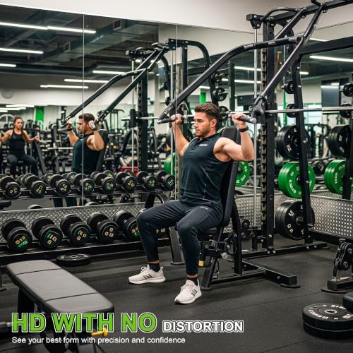 FICTOR Home Gym Mirror for Wall, 50"x25"x3 PCS Workout Mirrors for Home Gym - Image 4