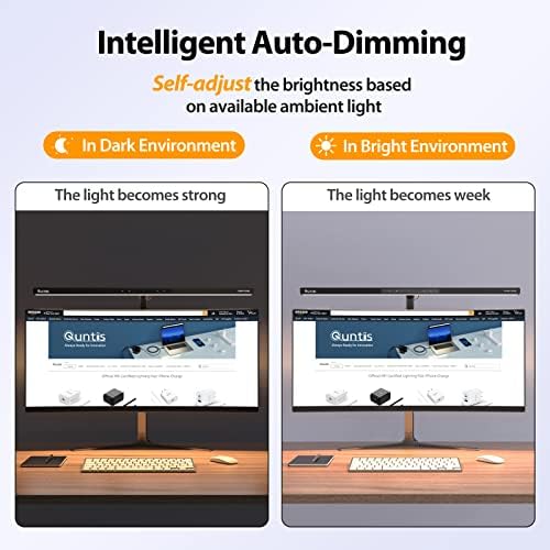 Quntis Eye-Care Architect LED Desk Lamp with Clamp for Home Office - Image 5
