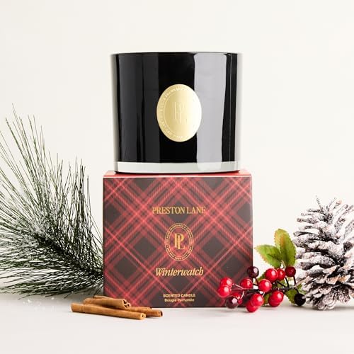 Preston Lane Scented Candle 24oz Long-Burn 3-Wick Soy Wax - Winterwatch - Image 2