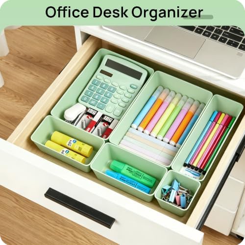 Vtopmart 25 Pack Plastic Drawer Organizers with Anti-slip Rubber Pads - Image 6