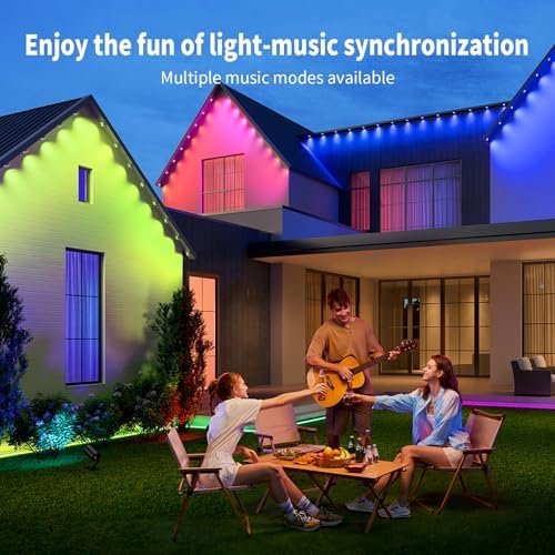 Permanent Outdoor Lights RGB 100FT/50LEDs Eaves String - Image 4