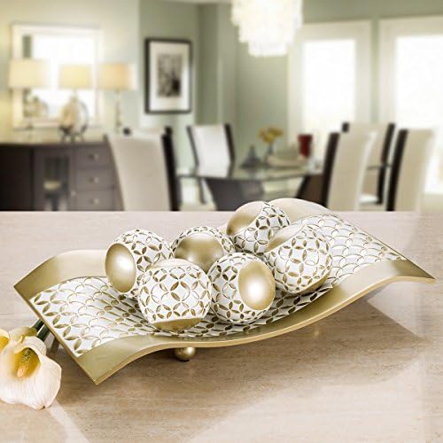 Creative Scents Schonwerk Diamond Lattice Decorative Table Decorations, Centerpieces for Dining/Living Room Table Decor Dish - Coffee Table Decor Best Wedding/Birthday Gift - Image 3
