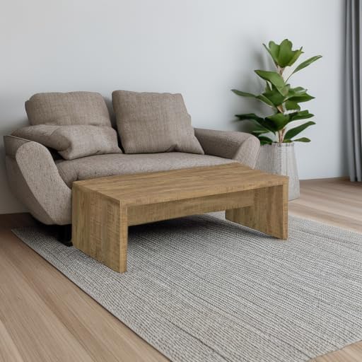 Coaster Home Furnishings Wooden Coffee Table w/Side Panels & Center Brace - Image 6