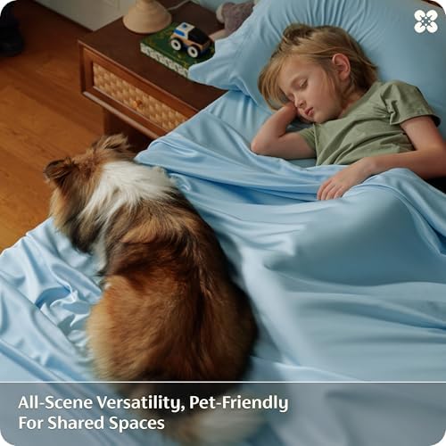 Bedsure PureWoven 100% Rayon Derived from Bamboo, Queen Sheets, 4 Pieces - Image 6