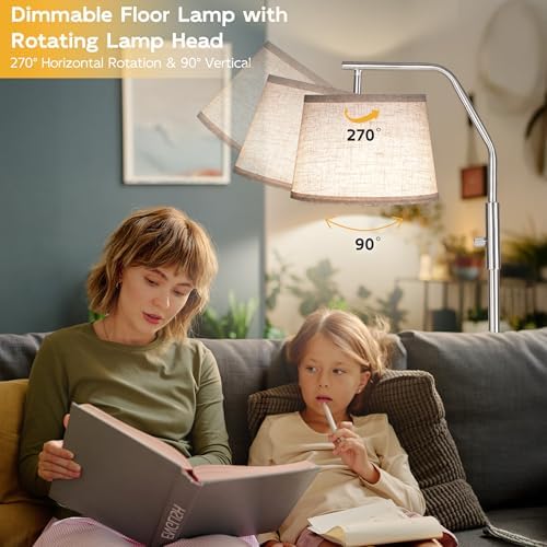 SUNMORY Floor Lamps for Living Room, 0-100% Dimmable Standing Lamp - Image 2