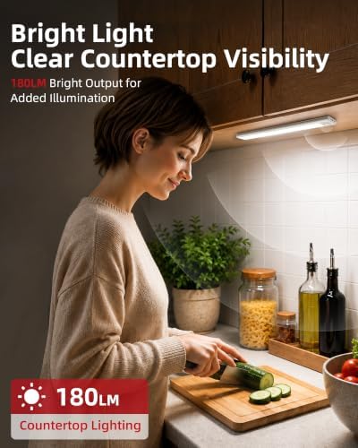 6-Pack Under Cabinet Lights, Motion Sensor Light Indoor, Counter Lights - Image 6