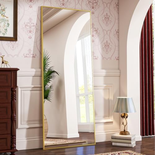BEAUTYPEAK Full Length Mirror, 71"x26" Floor Mirrors, Gold - Image 6