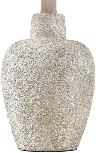 Rustic Farmhouse Table Lamps Set of 2 Small 21" Country Cottage Coastal Bedside Lamps with Retro White Finish for Bedroom or Living Room Nightstands (Bulbs Not Included) - Image 5