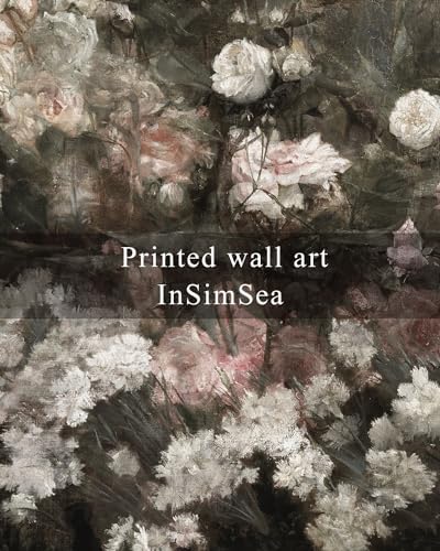 InSimSea Framed Canvas Wall Art Vintage Decor, Home Decor Garden in May Flower Aesthetic, Large Prints Artwork, Rustic Wall Decoration for Bedroom Living Room Bathroom, 24"x36" - Image 6