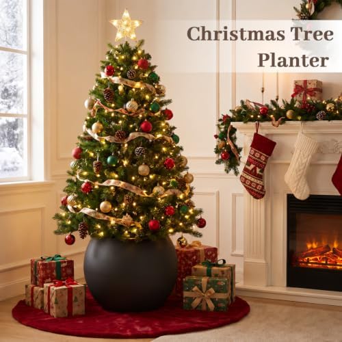 Planters for Indoor Plants with Drainage Hole 17.7''D Lightweight - Image 6