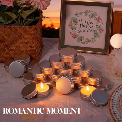 100 Pcs 1 Oz Mini Eucalyptus Scented Soy Candle Set,Wedding Favors for Guests Bulk 100,The Quantity of Multiple Sets Meets Your Needs for Wedding and Party Gifts and Party Favors. - Image 5