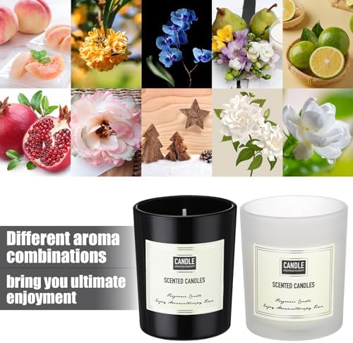 Threlaco 100 Pcs Scented Candles Bulk, Soy Wax Aromatherapy Candle Jars - Image 4