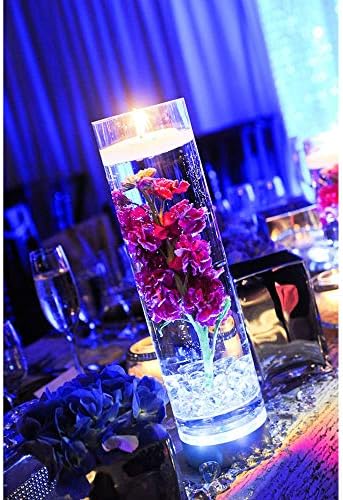 WGVI Quality Thick Weighted Clear Cylinder Glass Vases, 3" W x 12" H, Skinny Bud Vase Floral Bouquet Flower Arrangements Storage Container Candle Holders Decorative Accents, Bulk Wholesale, 12 Pieces - Image 5