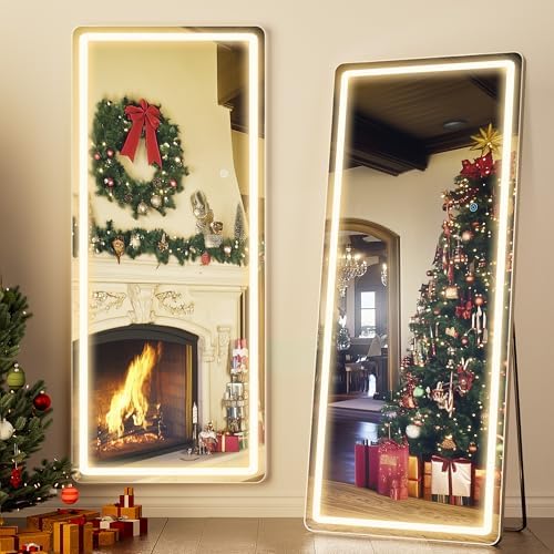 Antok 71"x28" LED Full Length Mirror, Lighted Floor Mirror, Rect - Image 2