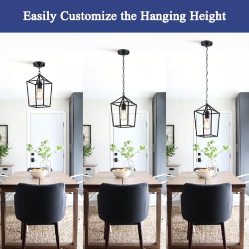 Sheetea 2 Pack Pendant Lights Kitchen Island, Modern Black Light Fixtures - Image 4