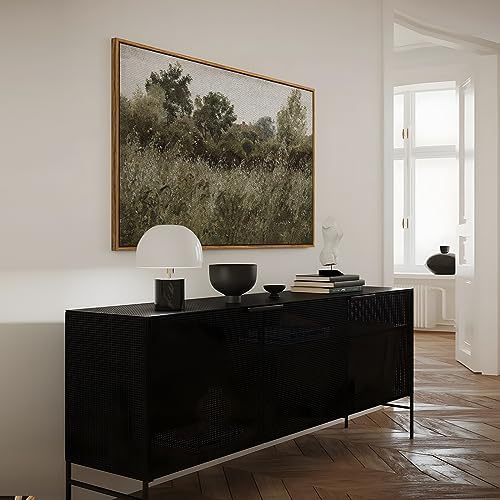 InSimSea Framed Canvas Wall Art, Countryside Field Modern Farmhouse Decor, Canvas Wall Art for Bedroom, French Country Decor, 24"x36" - Image 4