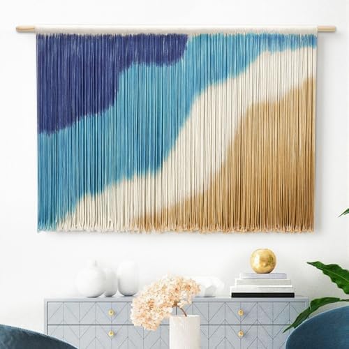 Tempospark Large Macrame Wall Hanging, Boho Wall Art Tapestry for Above Bed by Tempospark