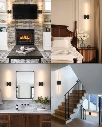 iThird Wall Sconces Set of 2, Rechargeable Wireless Sconce(Bubble Crystal) - Image 4