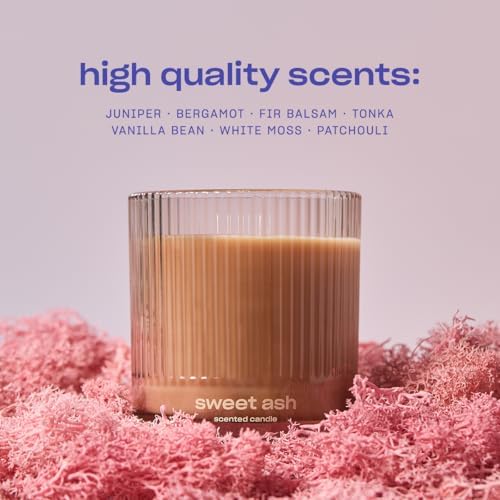 Sweet Ash Scented Candle by Snif, Low-Key Sweet and Earthy Scent, 50+ Hours, 100% Cotton Fiber Wicks, Soy Wax Blend, Non-Toxic, Vegan, 8.5 oz - Image 6
