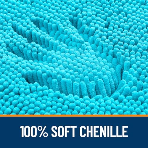 OLANLY Bathroom Rugs 35x24, Extra Soft Absorbent Chenille Bath Rugs - Image 3