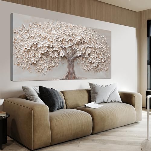 Canvas Wall Art Decor Prints Oversized Wall Art Pictures for Living Room Large Modern Tree of Life Wall Art Decor Prints Artwork for Walls Bedroom Office Decor 35" X 70" Printed Decorative Painting by TQJYILUFAART