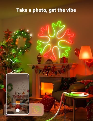 Lepro N1 AI Smart RGB Rope Light with IC, 32.8ft 2.4G Wi-Fi & Bluetooth - Image 6