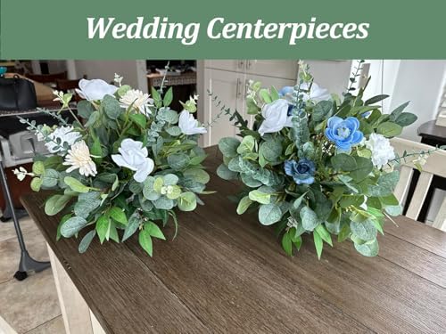 12Pcs Italian Ruscus Greenery Stems Artificial Silk Greenery Leaves Garland Vines Hanging Spray for DIY Wedding Arch Bouquet Filler Table Centerpieces Home Indoor Decor - Image 6