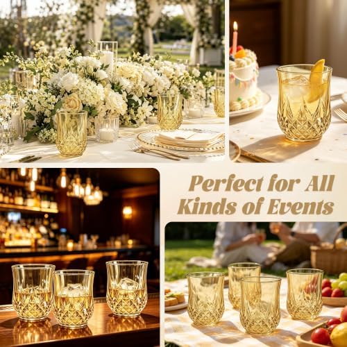 40 Pack Plastic Stemless Wine Glasses, 12oz Unbreakable Wine Cups - Image 6