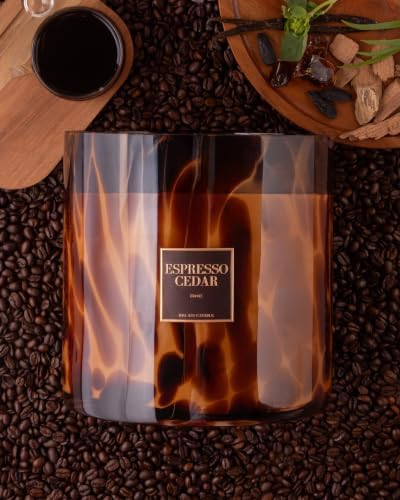 | Huge 10lb Luxury Candle, 150oz, 500 Hours | Espresso Cedar | Espresso, Oakmoss, Cedar | Natural Coconut-Soy Wax | by Big Ass Luxuries | As Seen On Shark Tank - Image 3