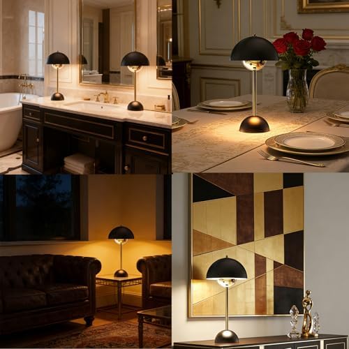 Dawnrise Cordless Table Lamp with 3 Color Temperatures, Modern Luxury Style - Image 5