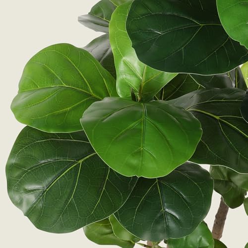 Realead 6ft Fiddle Leaf Fig Tree Artificial with Tall Exquisite Planter - Image 3