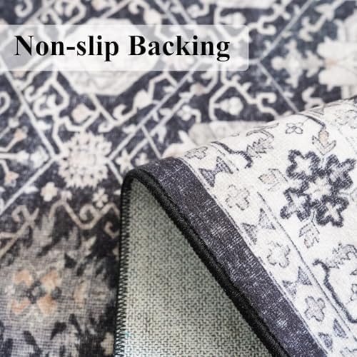HY HAOYUNLAI 2.6x10 Washable Hallway Runner Rug Non Slip Kitchen Floor Mat - Image 3