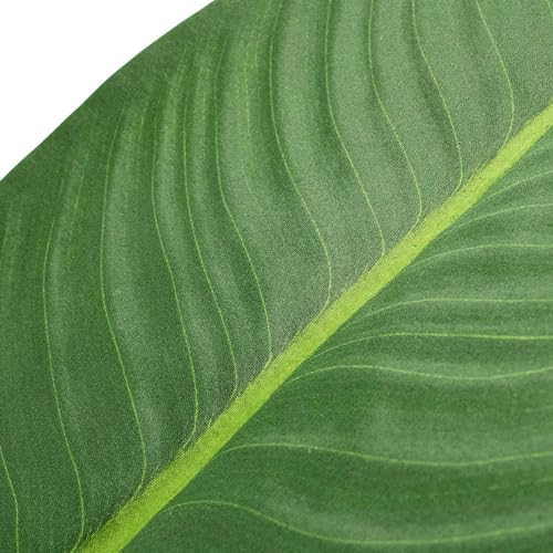 Artificial Tree in Geometric Spiral Pattern Planter, Fake Bird of Paradise Silk Tree for Indoor and Outdoor Home Decoration - 67" Overall Tall (Plant Pot Plus Tree) - Image 4