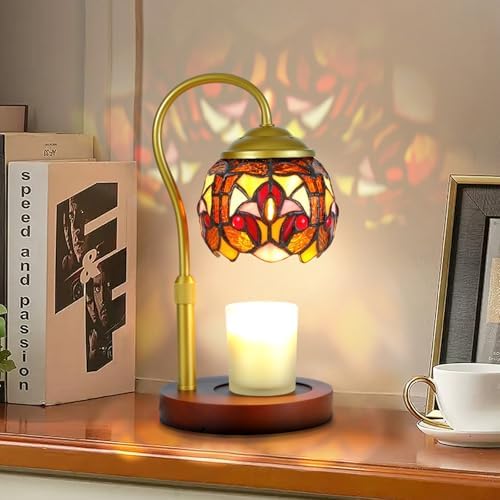Baroque Tiffany Style Candle Warmer Lamp, Adjustable Height by GlassCharms