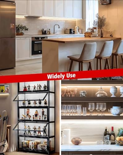 Shine Decor Under Cabinet Lighting Strip, Free Cuttable LED Silicone Neon Rope Hardwired 24V Anti-Glare Bright Cozy 756 Lumen for Indoor, Adhesive White Shell 6000K Cool 36” UL Certified, No Adapter - Image 6