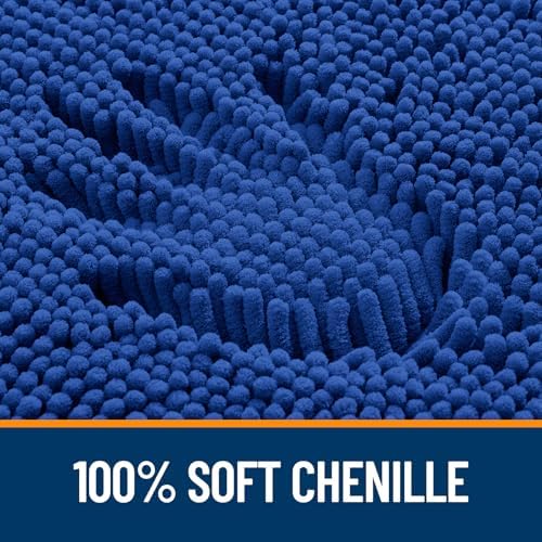 OLANLY Small Bathroom Rugs 30x18, Extra Soft Absorbent Chenille Bath Rugs - Image 3