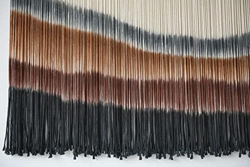 Macrame Wall Hanging Boho Wall Decor Large-Scale Tie-Dye Tapestry 57"W*35"L - Image 7
