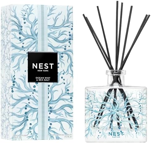 NEST New York Scented Decorative Reed Diffuser, Ocean Mist & Sea Salt - 5.9 oz by Unknown