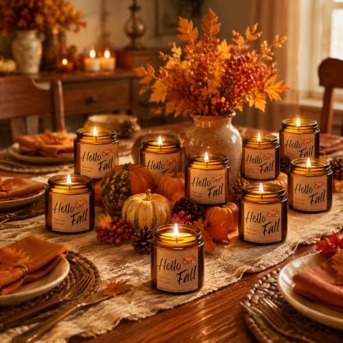 MTLEE 24 Pcs Fall Scented Candles for Home Candle Gifts for Women Men - Image 7